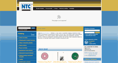 Desktop Screenshot of ntcshop.cz